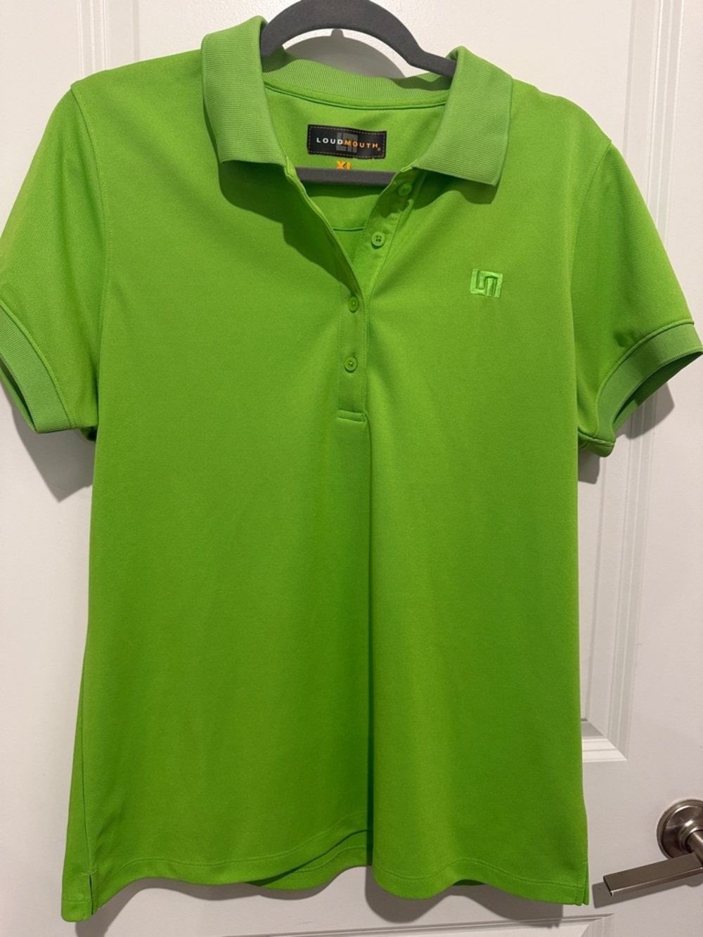 Loudmouth Neon Green Girls' Polo Shirt
